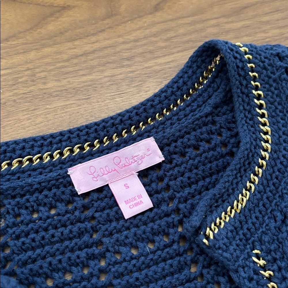 LILY PULITZER ROSA KNIT CARDIGAN SWEATER - Picture 6 of 8